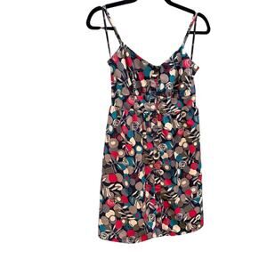 F21 babydoll Floral Spaghetti Strap Dress, women's large